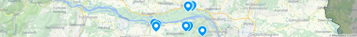 Map view for Pharmacies emergency services nearby Zeiselmauer-Wolfpassing (Tulln, Niederösterreich)